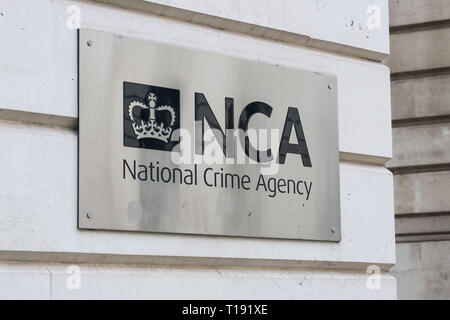 Criminalità nazionale agenzia (NCA), Londra England Regno Unito Regno Unito Foto Stock