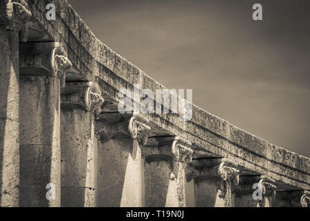 Antica città romana di Jerash, Regno di Giordania Foto Stock