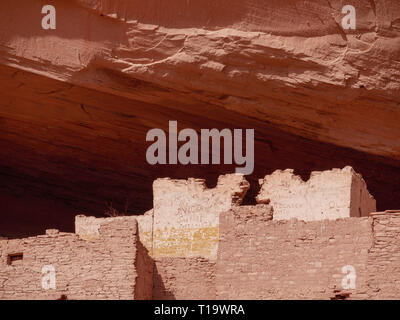 Casa bianca rovina. Canyon De Chelly National Monument, Arizona. Foto Stock