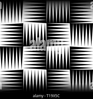 Appuntita, sharp forme modello senza cuciture con ombreggiatura Foto Stock