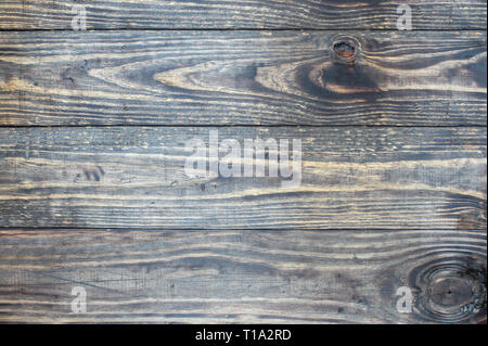 Distressed in legno sfondo texture / sullo sfondo. Immagine ripresa dalla parte superiore in vista aerea. Foto Stock