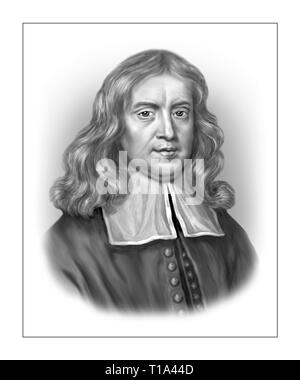 Thomas Sydenham 1624-1689 medico inglese Foto Stock