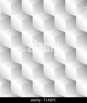 Pattern luminoso fatta di cubi (ripetibile, riempire qualsiasi area con esso) Foto Stock