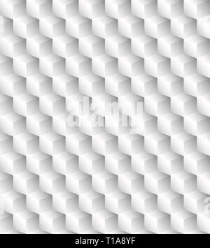 Pattern luminoso fatta di cubi (ripetibile, riempire qualsiasi area con esso) Foto Stock