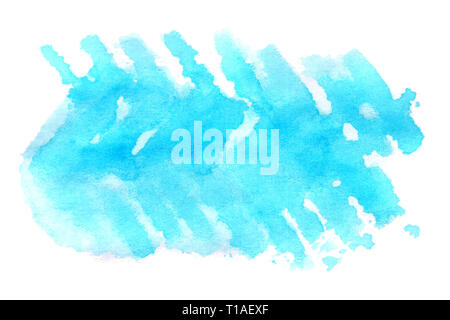Multicolore sfondo astratto. Illustrazione acquarello dipinto a mano. Elemento di design.La Texture di sfondo. Foto Stock