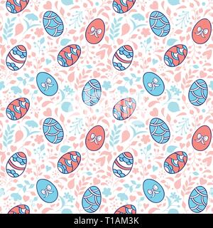 Modelli con le uova di pasqua Illustrazione Vettoriale