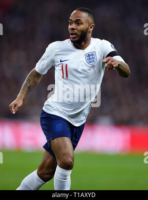 RAHEEM STERLING, Inghilterra, INGHILTERRA V REPUBBLICA CECA, campionato europeo qualifica, 2019 Foto Stock