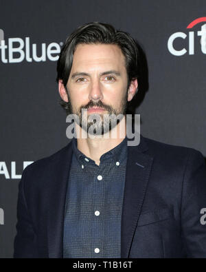 Los Angeles, CA, Stati Uniti d'America. 24 Mar, 2019. LOS ANGELES - MAR 24: Milo Ventimiglia al PaleyFest - ''Questo è nostro " evento presso il Teatro Dolby il 24 marzo 2019 a Los Angeles, CA Credito: Kay Blake/ZUMA filo/Alamy Live News Foto Stock