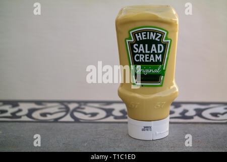 Heinz crema insalata Foto Stock