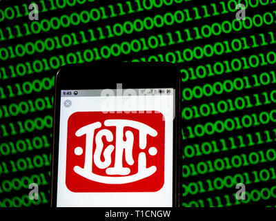 IIn questa foto illustrazione un Li & Fung visto il logo visualizzato su un telefono intelligente. Foto Stock