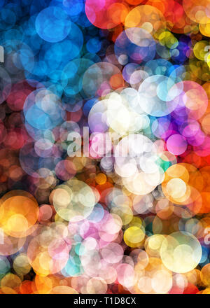 Abstract sfondo colorato di circoli rotonda Foto Stock