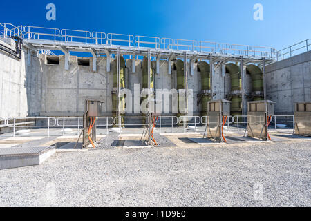 Melbourne, Australia - Vittoriano impianto di dissalazione Foto Stock