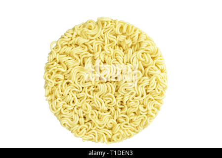 Asian isolato di spaghetti ramen. Foto Stock