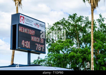 San Diego State University campus in Calexico California una porta di entrata lungo la U.S. Confine del Messico Foto Stock