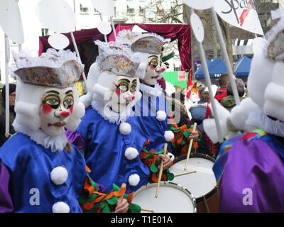 Il Carnevale di Basilea 2019 Foto Stock