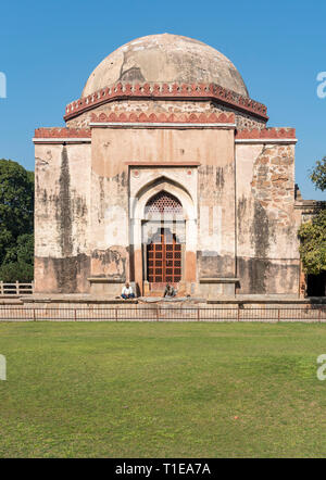 Firoz Shah della tomba Hauz Khas complessa, a Sud di Delhi, India Foto Stock