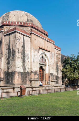 Firoz Shah della tomba Hauz Khas complessa, a Sud di Delhi, India Foto Stock