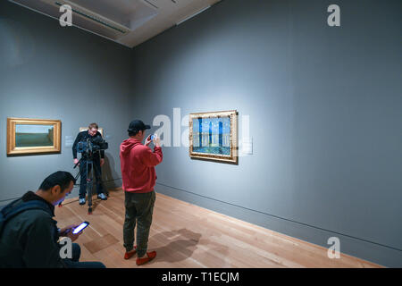 Nuova importante esposizione apre al Tate Britain di Van Gogh e la sua influenza sulla Gran Bretagna. Apre dal 27 marzo al 11 agosto 2019. Credito: Andrew Lalchan/Alamy Live News Foto Stock