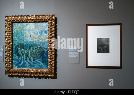 Nuova importante esposizione apre al Tate Britain di Van Gogh e la sua influenza sulla Gran Bretagna. Apre dal 27 marzo al 11 agosto 2019. Credito: Andrew Lalchan/Alamy Live News Foto Stock