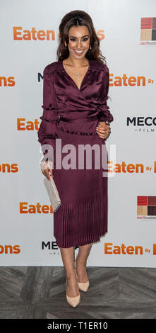 Londra, Regno Unito. 26 Mar, 2019. Shila Iqba assiste il mangiati dai Lions premiere del film, Londra 26 marzo 2019 Credit: Gary Mitchell, GMP Media/Alamy Live News Foto Stock