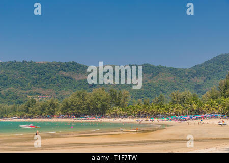 Una tipica vista in Kamala Phuket Thailandia Foto Stock