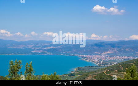 Iznik e Iznik Lago Vista panoramica Foto Stock