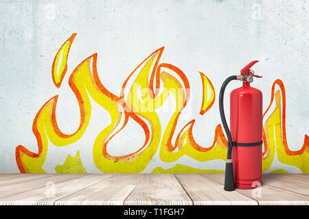 Estintore sulla parete Foto stock - Alamy