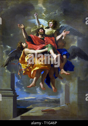 L'estasi di San Paolo - dipinti di Paul Scarron (1649-1650) Nicolas Poussin 1594-1665 Francia - Francese Foto Stock