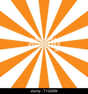 Sunburst sfondo, illustrazione vettoriale uno stile piatto Illustrazione Vettoriale