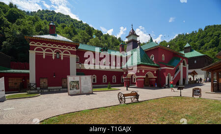 Sochi - Russo Feseration - Luglio 24, 2017 - Cultura Centro Etnografico la mia Russia. Il padiglione di Mosca. Foto Stock