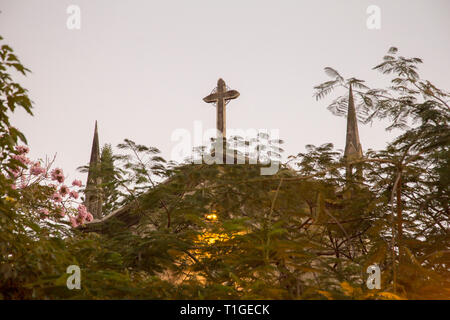 Colegio La Asuncion, Ciudad de Leon, Nicaragua Foto Stock