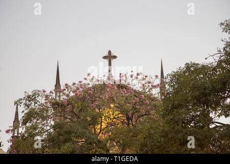 Colegio La Asuncion, Ciudad de Leon, Nicaragua Foto Stock