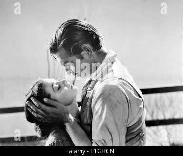 Vivien Leigh come Scarlett O'Hara Clark Gable come Rhett Butler Via col vento 1939 direttore Victor Fleming produttore David O. Selznick Selznick International Pictures / Metro Goldwyn Mayer Foto Stock