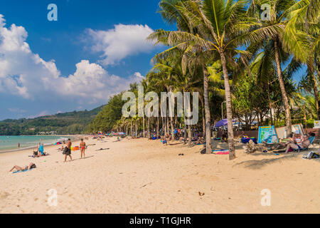 Una tipica vista in Kamala Phuket Thailandia Foto Stock