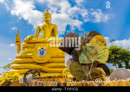 La grande statua del Buddha in Thailandia Phucket Foto Stock