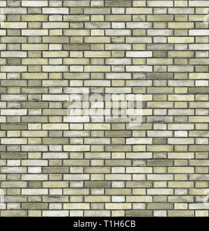 Un frammento di un antico muro di pietra fatta di mattoni rossi. Immagine di sfondo. Foto Stock