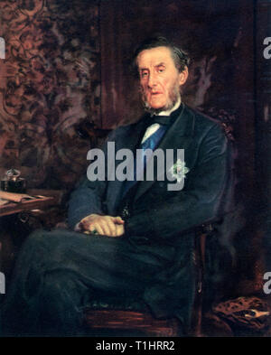 Anthony Ashley-Cooper, Settimo conte di Shaftesbury, 1877. Da Sir John Everett Millais (1829-1896). Anthony Ashley-Cooper, Settimo conte di Shaftesbury (1801-1885), uomo politico inglese, filantropo e riformista sociale. Foto Stock