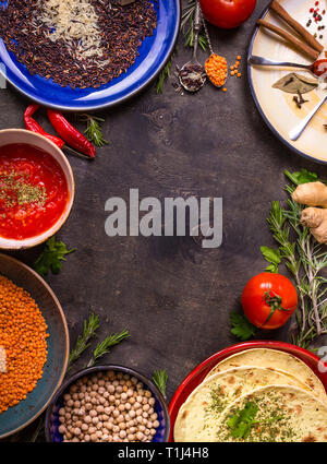 Ingredienti per indiano o cucina orientale Foto Stock