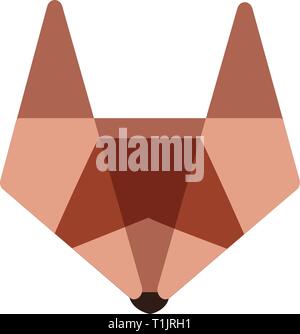 Testa di procione design graphic Illustrazione Vettoriale