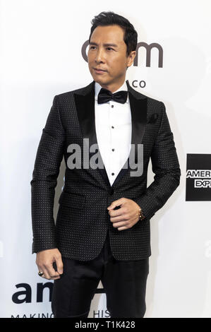 Hong Kong Cina. 25 Mar, 2019. Donnie Yen frequentando il quinto amfAR Gala Hong Kong 2019 al legno di palissandro Tsim Sha Tsui Hotel il 25 marzo 2019 a Hong Kong, Cina. | Verwendung weltweit Credito: dpa/Alamy Live News Foto Stock