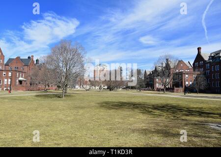 Vassar College, una delle Sette sorelle, situato in Poughkeepsie, Fiume Hudson Valley, Upstate New York, Stati Uniti d'America Foto Stock