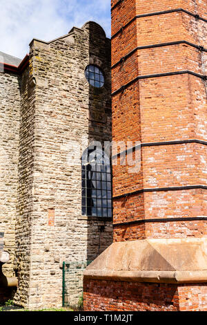 Pleasley pit, nel Nottinghamshire. Foto Stock