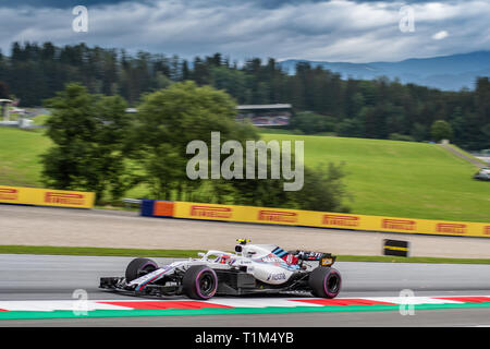 Spielberg/Austria - 06/29/2018 - #40 Robert Kubica (POL) nella sua Williams FW41 nel corso del PQ1 davanti al 2018 Austrian Grand Prix al Red Bull Ring Foto Stock