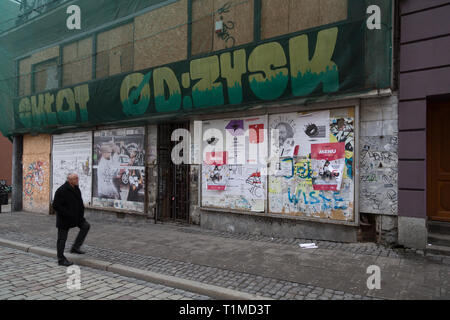 21.01.2018, Poznan, Wielkopolska, Polonia - precedentemente occupato house presso la Piazza del Mercato Vecchio (Stary Rynek) diventa l'hotel. 00A180121D901CAROEX.JPG [modalità Foto Stock