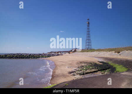 PLA Holland Haven Radar in Olanda sul mare Essex Foto Stock