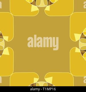 Cerchio, fiore, losanga Illustrazione Vettoriale