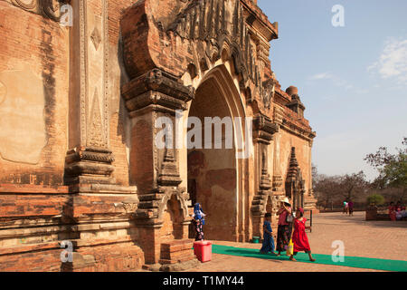 Tempio Sulamani, Old Bagan village, Mandalay regione, Myanmar, Asia Foto Stock