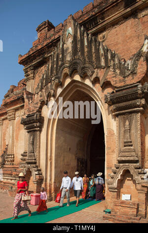 Tempio Sulamani, Old Bagan village, Mandalay regione, Myanmar, Asia Foto Stock