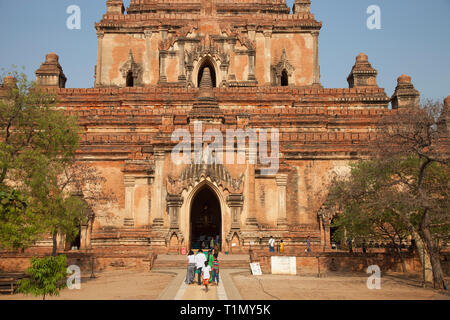 Tempio Sulamani, Old Bagan village, Mandalay regione, Myanmar, Asia Foto Stock