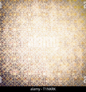 Sfondo Vintage vignette, con un pattern astratti, caldo multicolore. Una base per il design in stile antico. Foto Stock
